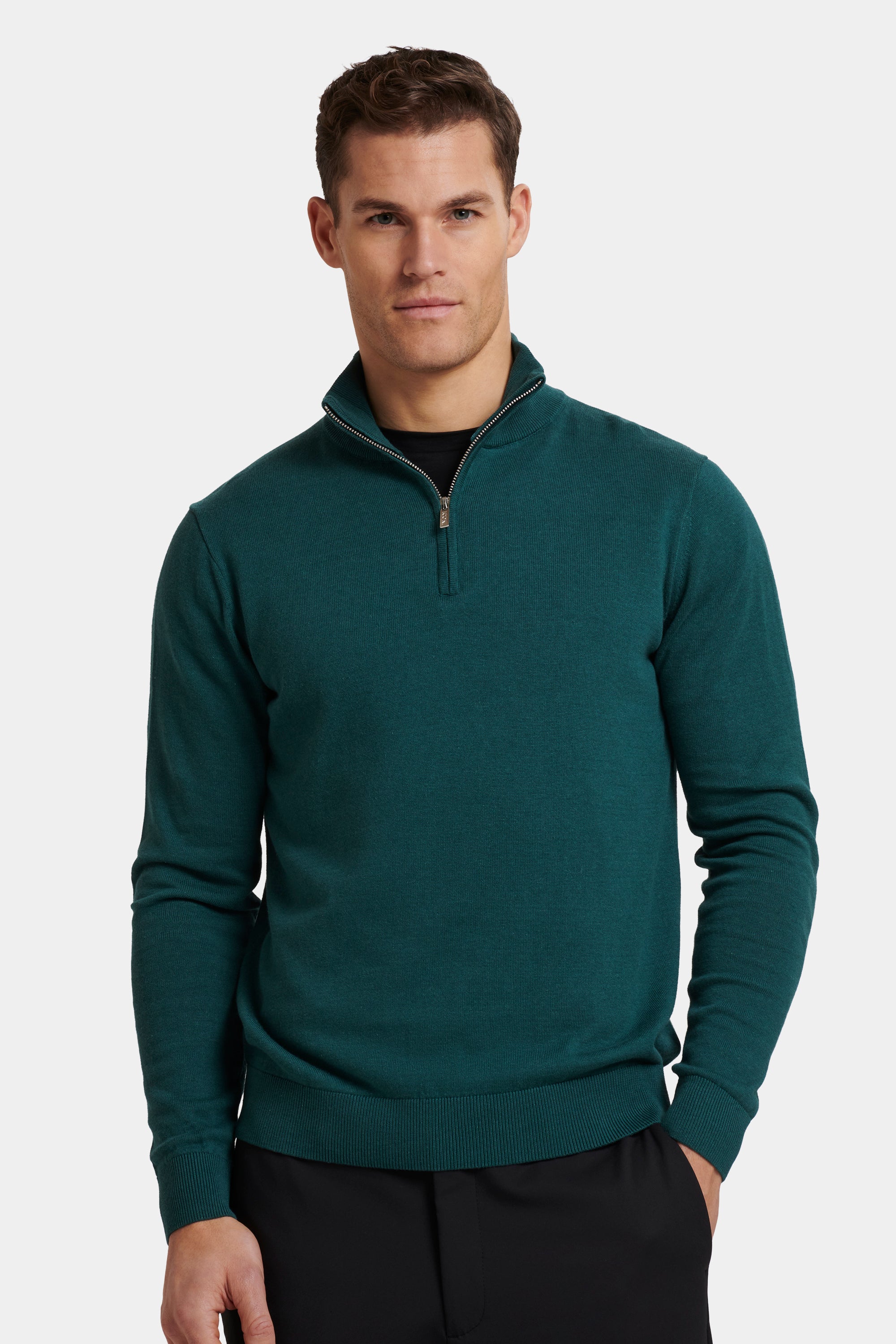 THE SANTONI QUARTER ZIP SWEATER | ICON