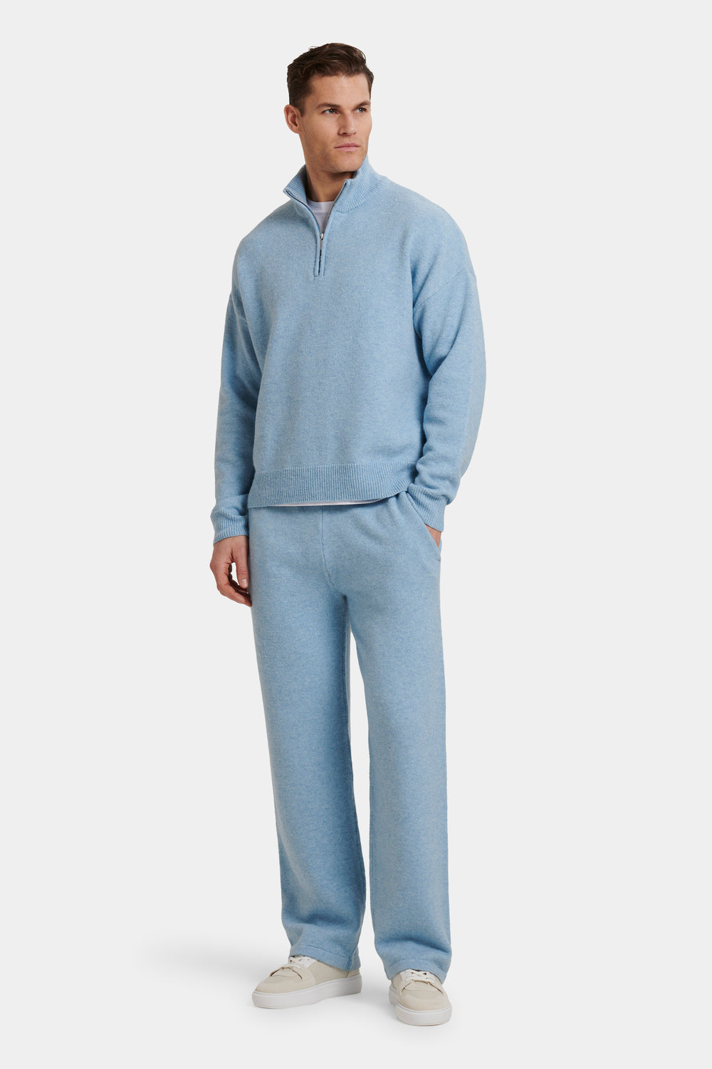 THE SAVONA QUARTER ZIP SWEATER