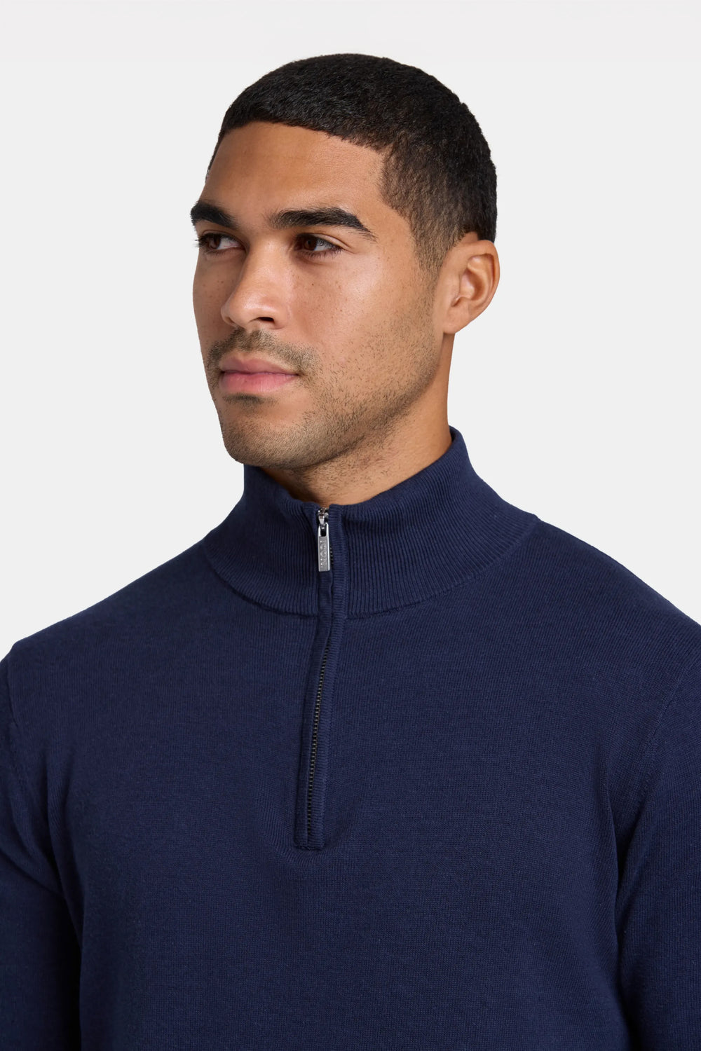 THE SANTONI QUARTER ZIP SWEATER