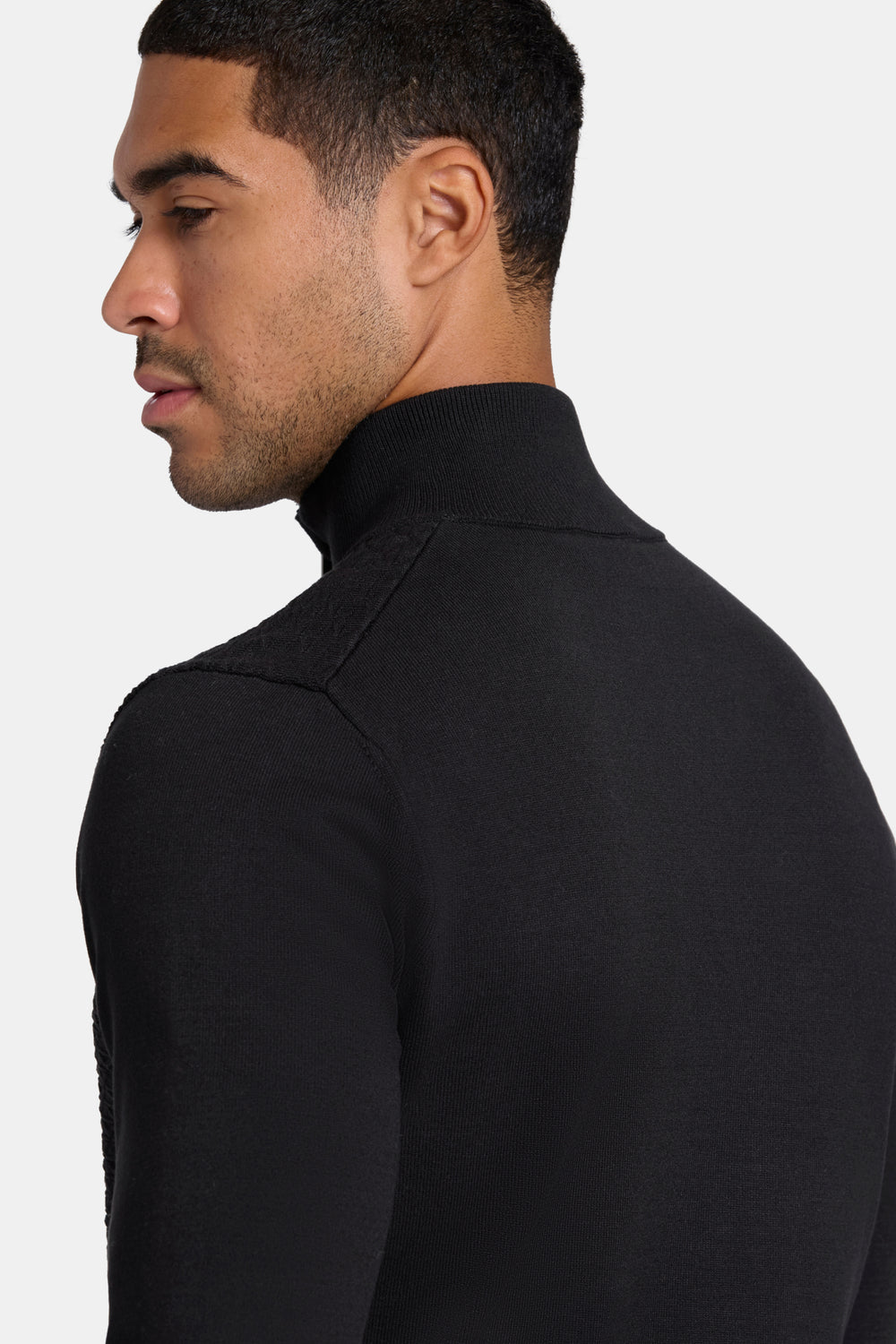 THE MARCELLO QUARTER ZIP SWEATER