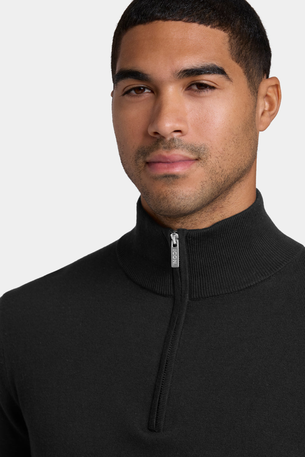 THE SANTONI QUARTER ZIP SWEATER