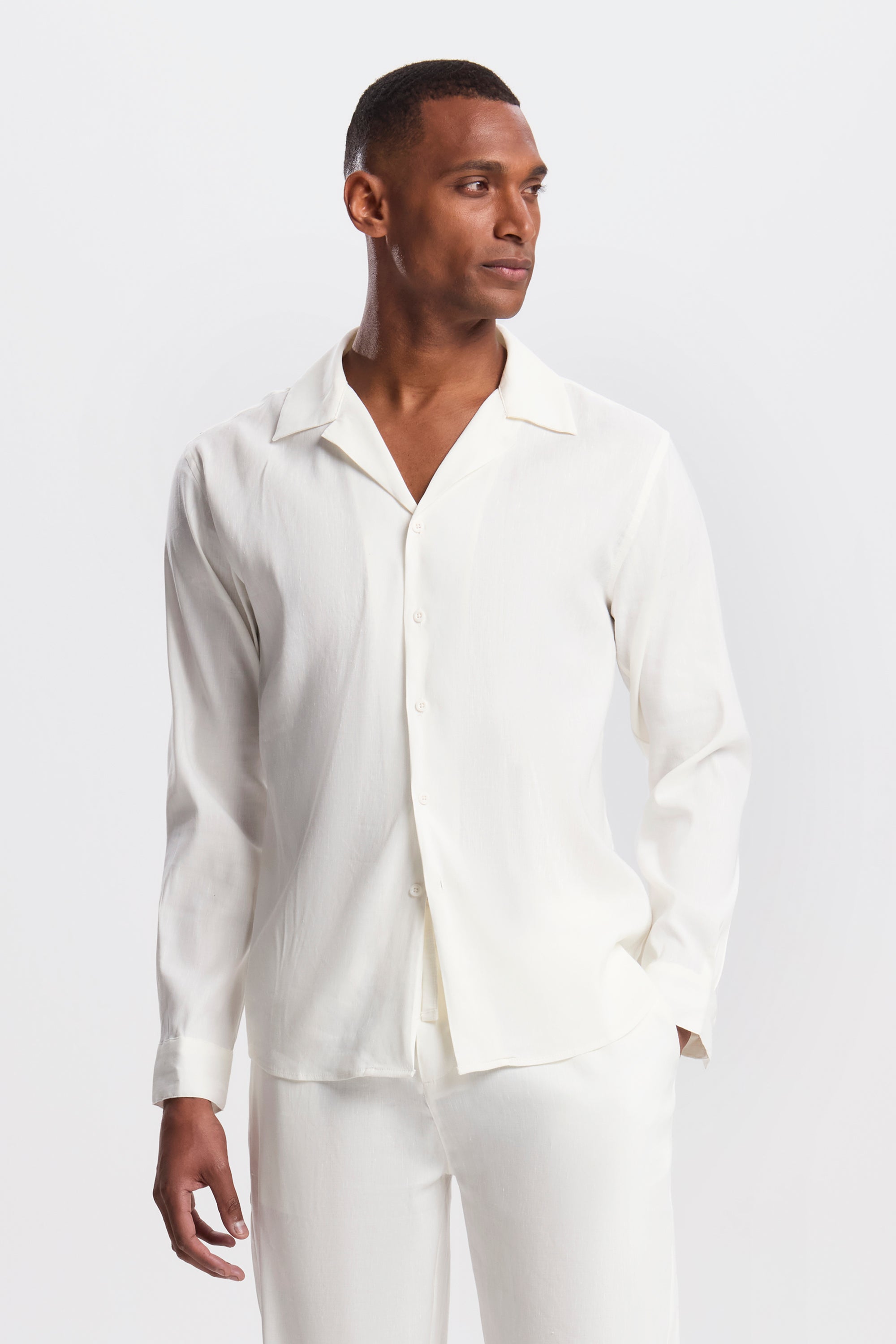 THE LINEN LS SHIRT