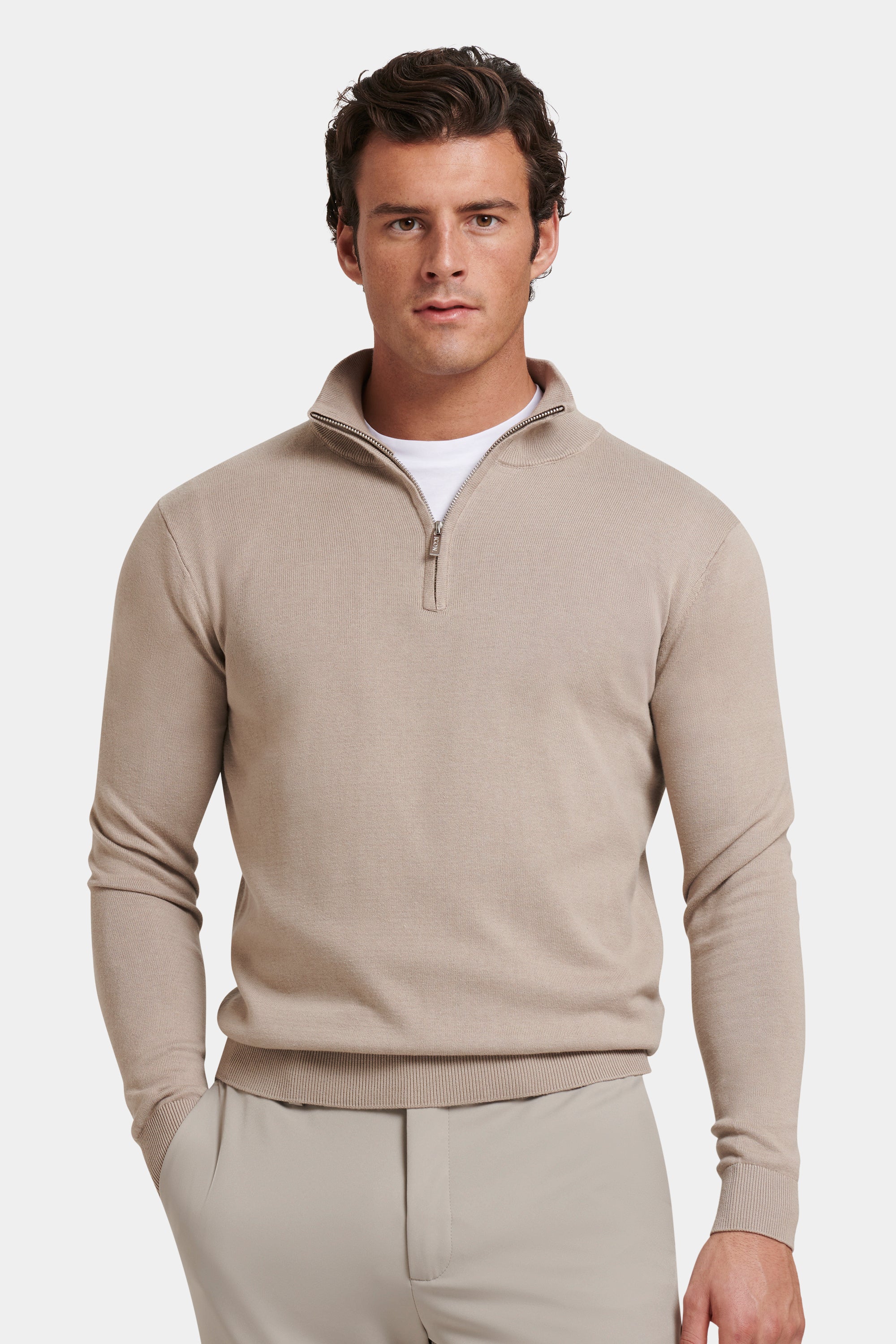 THE SANTONI QUARTER ZIP SWEATER | ICON
