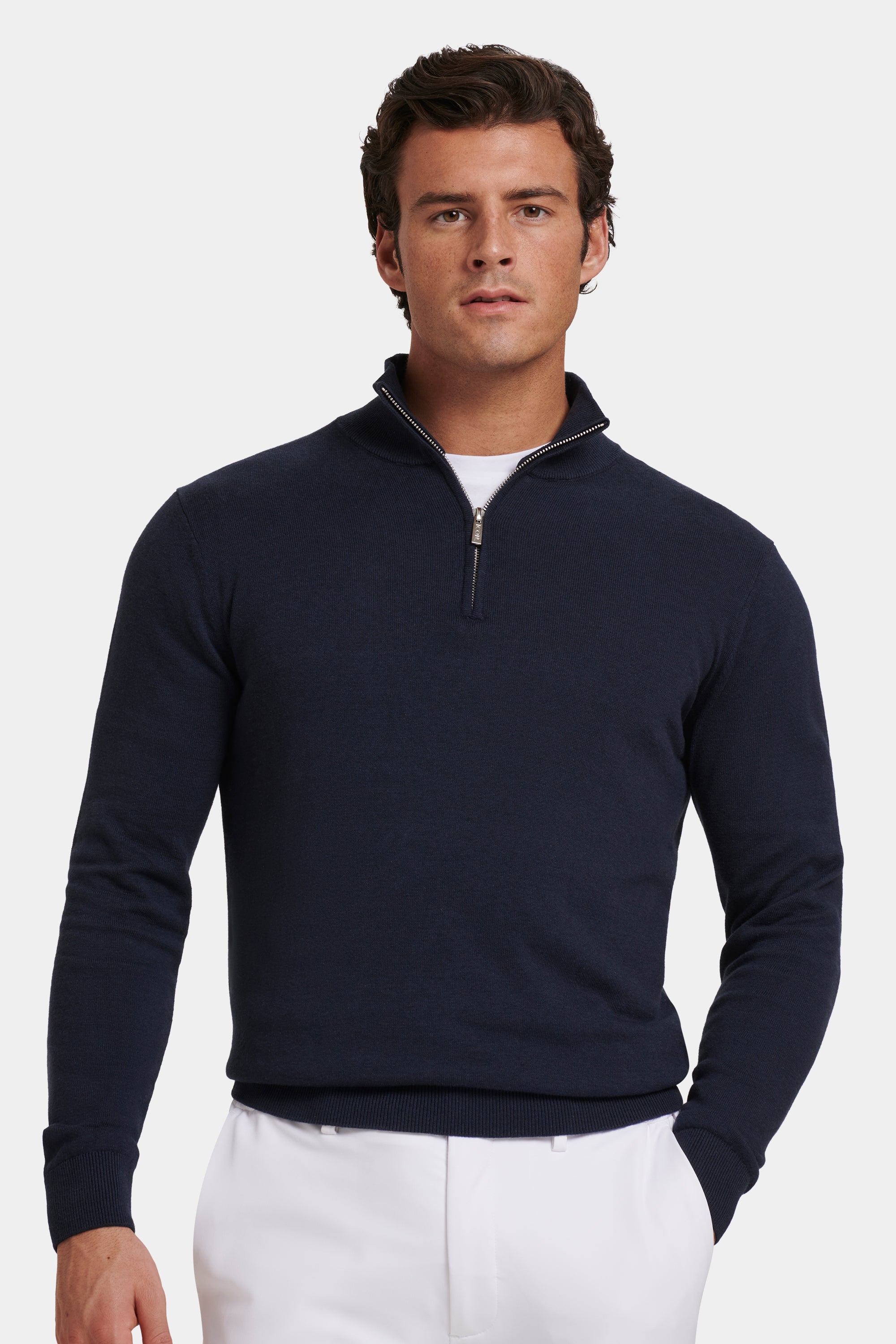 THE SANTONI QUARTER ZIP SWEATER | ICON