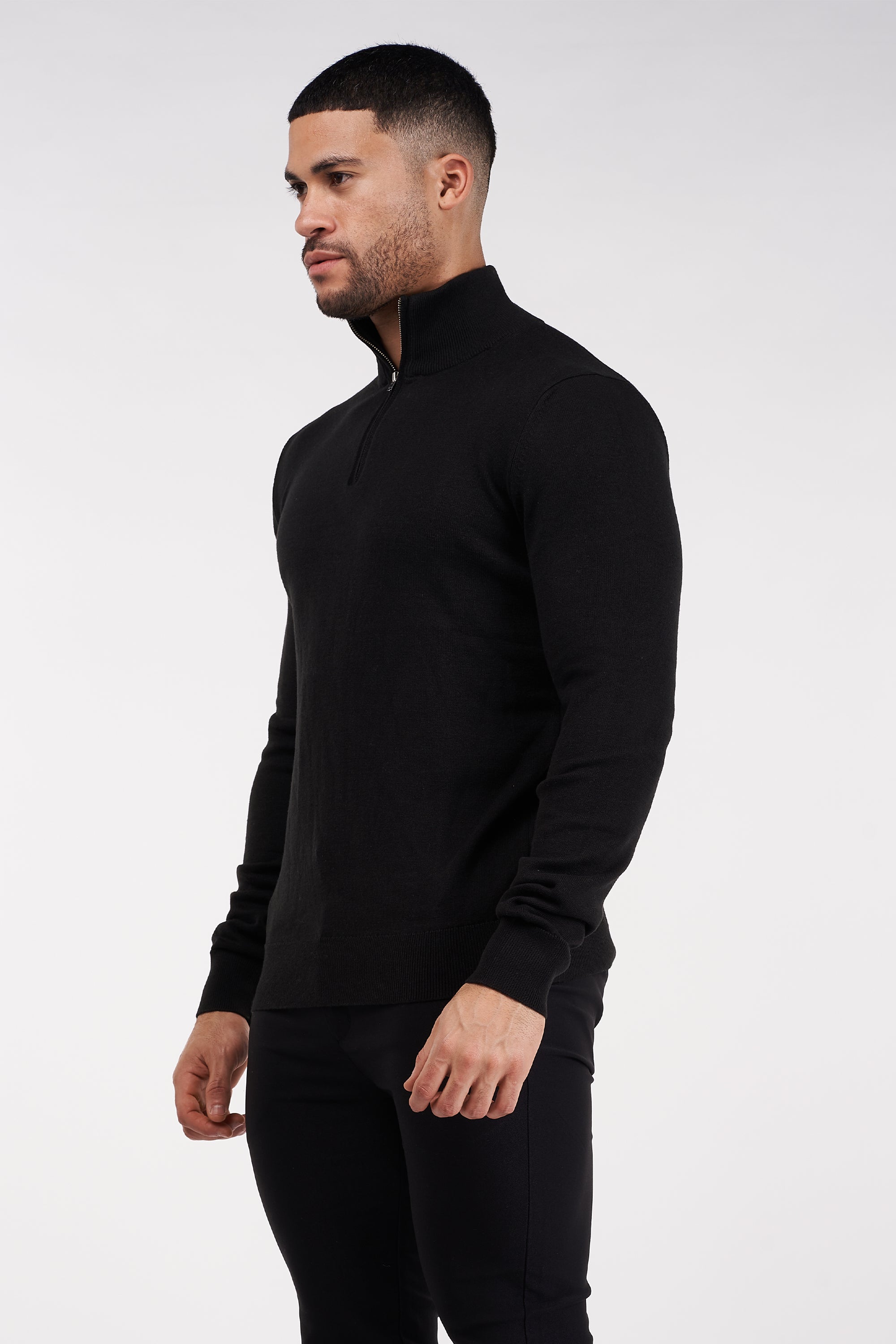 THE SANTONI HALF ZIP SWEATER | ICON